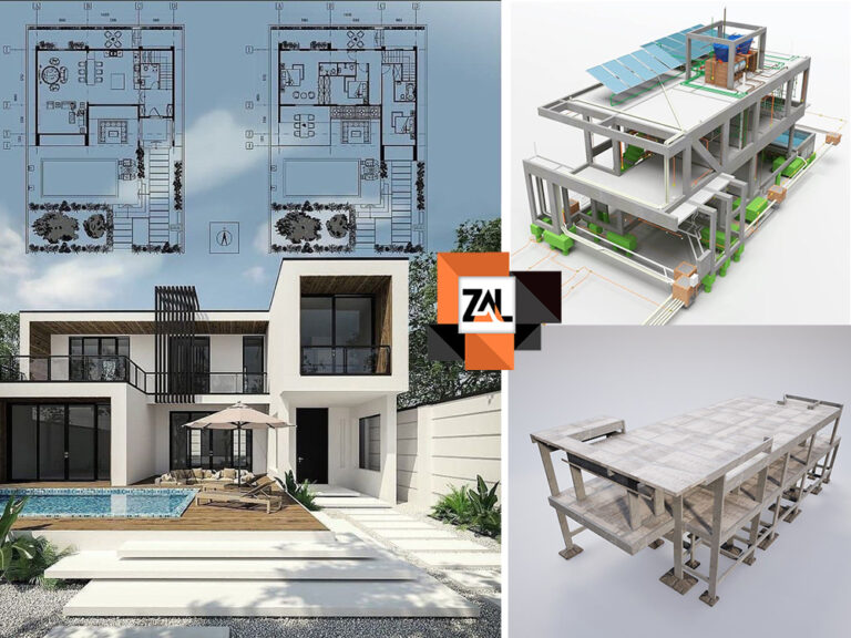 طراحی خانه ۱۰۰ متری ویلایی