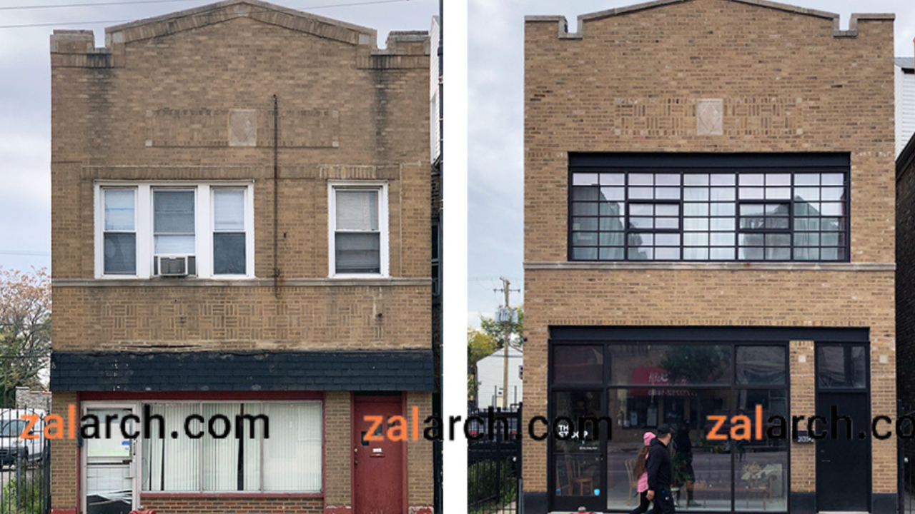 نمونه بازسازی نما به سبک کلاسیک