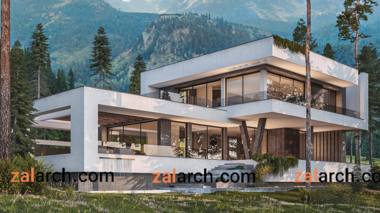 طراحی و اجرای نمای ویلا در ارومیه