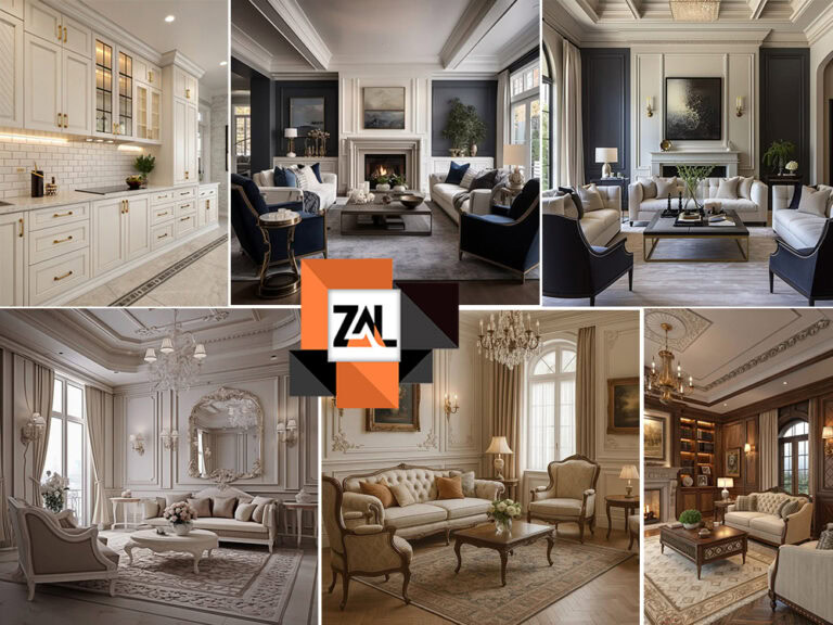 دکوراسیون سبک کلاسیک در منازل با متراژ زیاد چگونه است