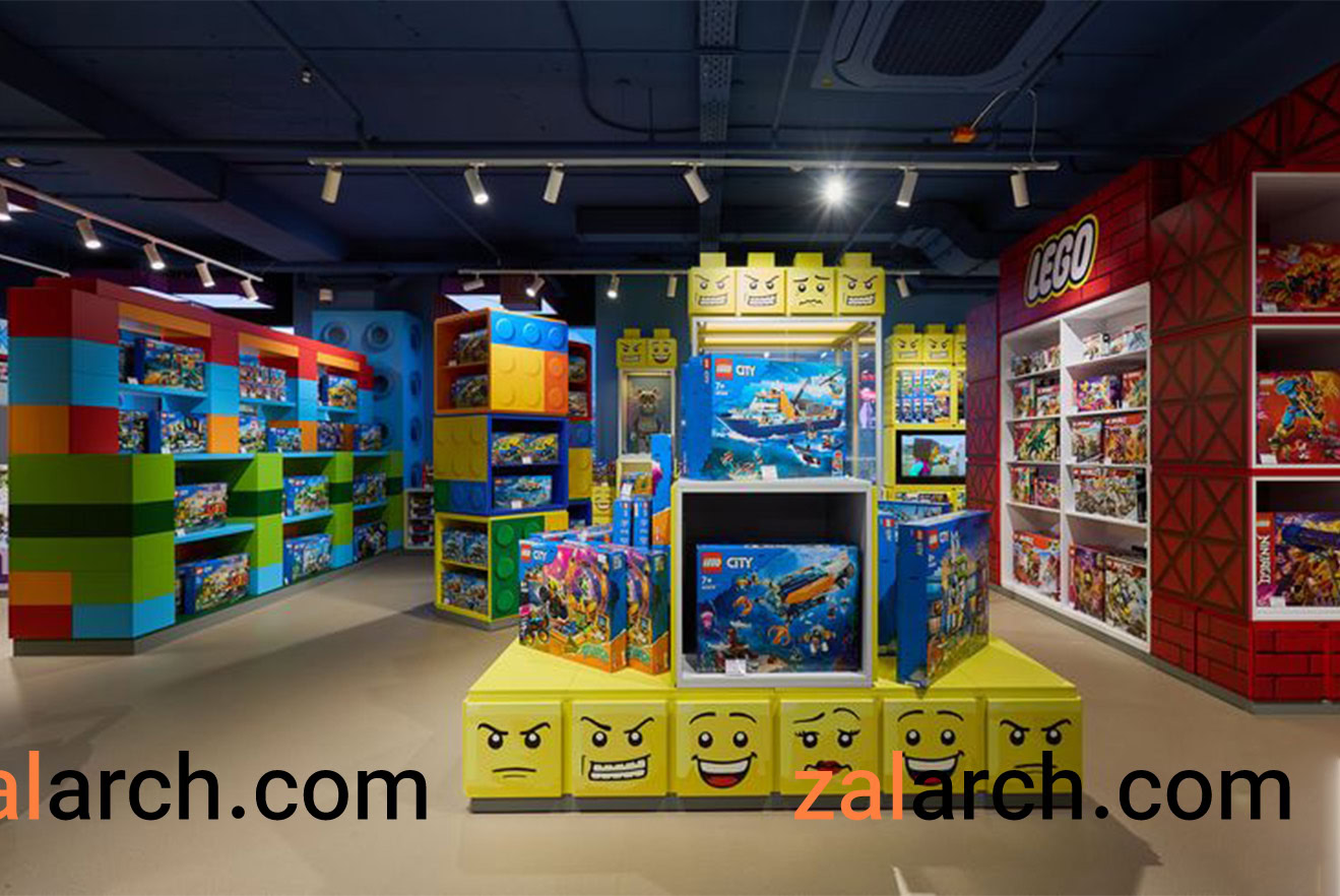 طراحی دکوراسیون مغازه اسباب بازی فروشی