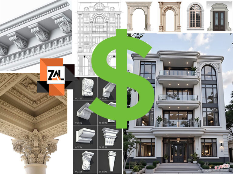 هزینه اجرا نما رومی