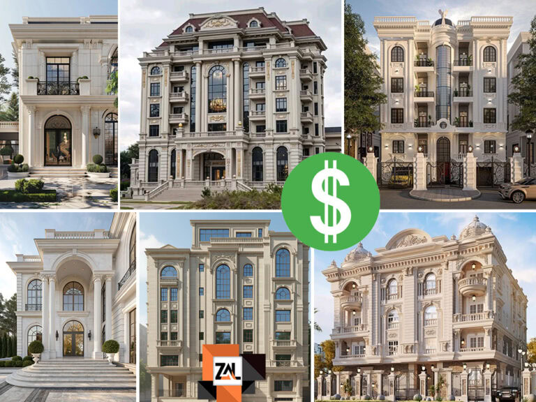 هزینه ی طراحی نما سبک کلاسیک