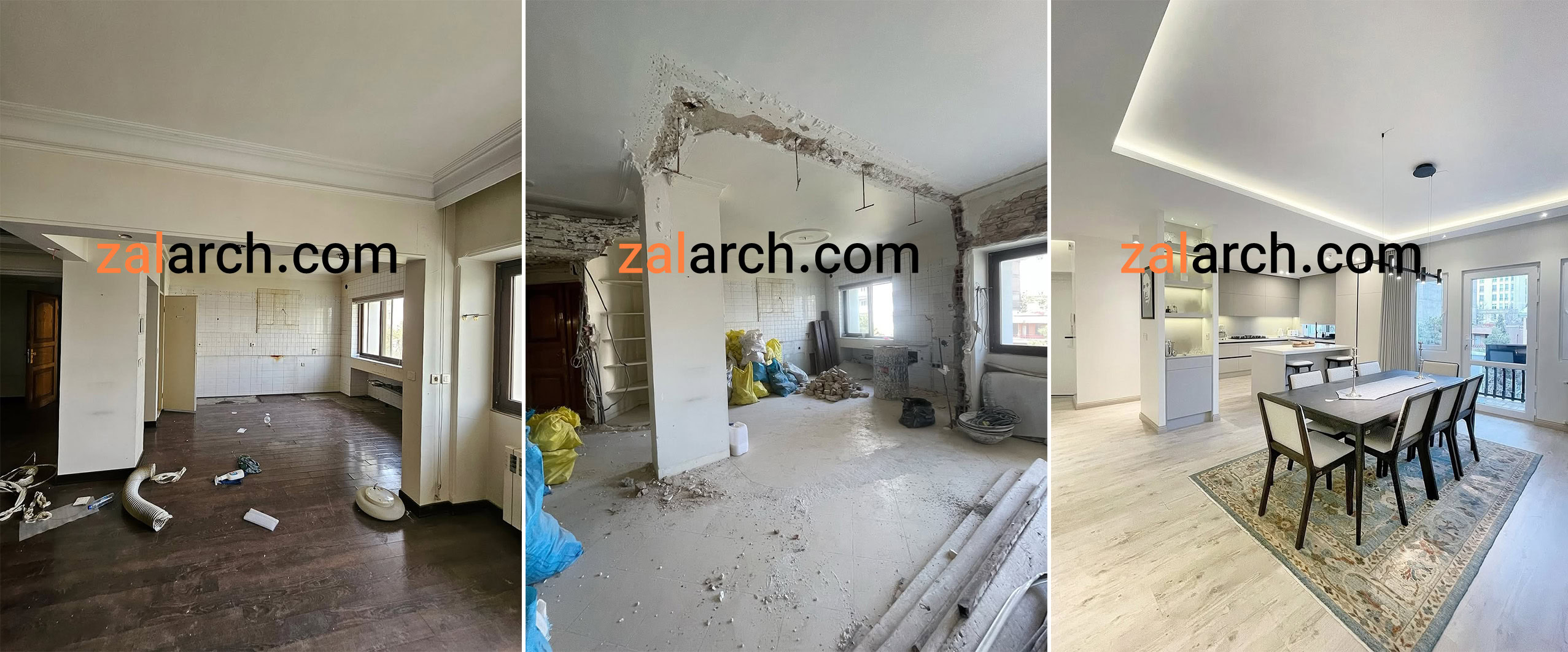 بازسازی و نوسازی ویلا قدیمی