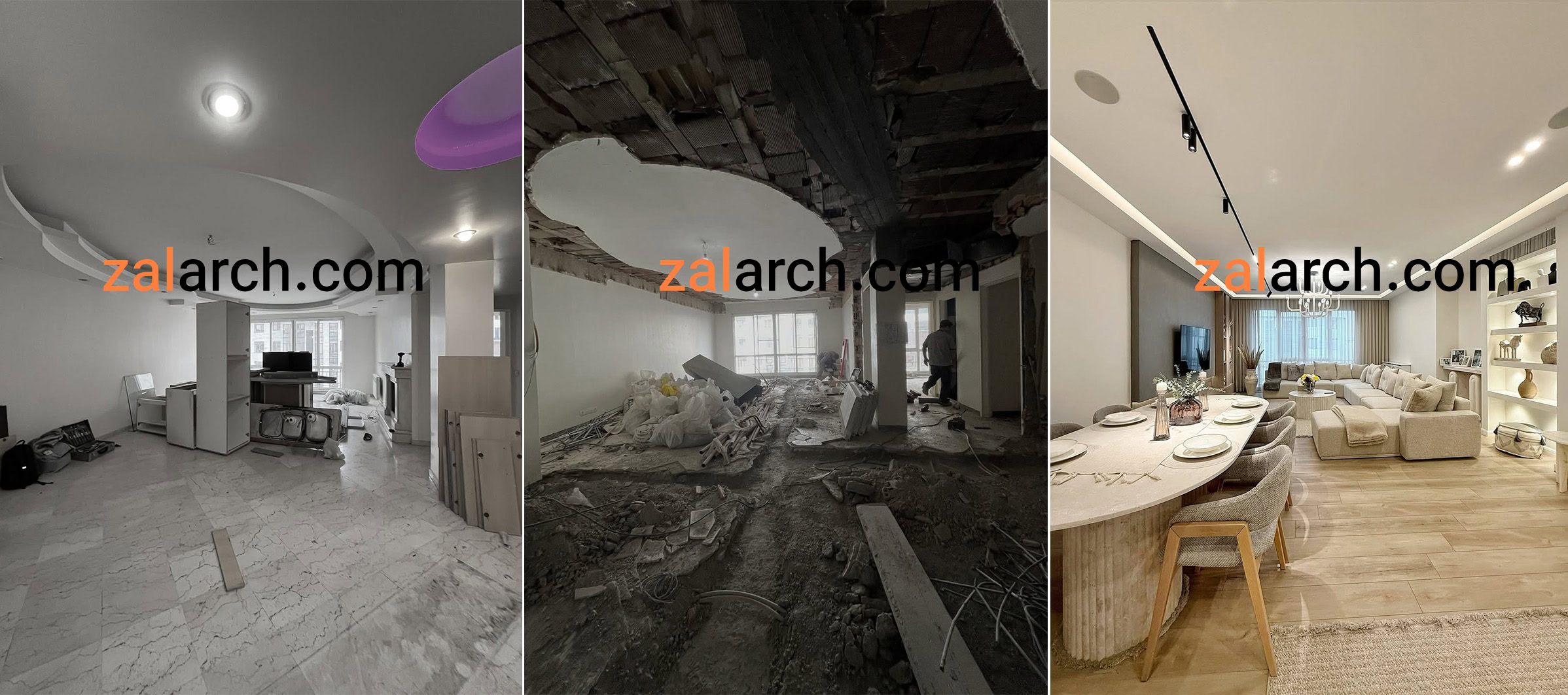 بازسازی ویلا