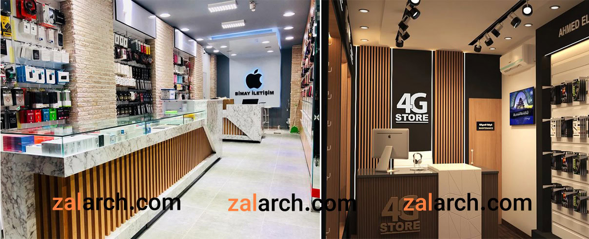 طراحی دکوراسیون ویترین مغازه