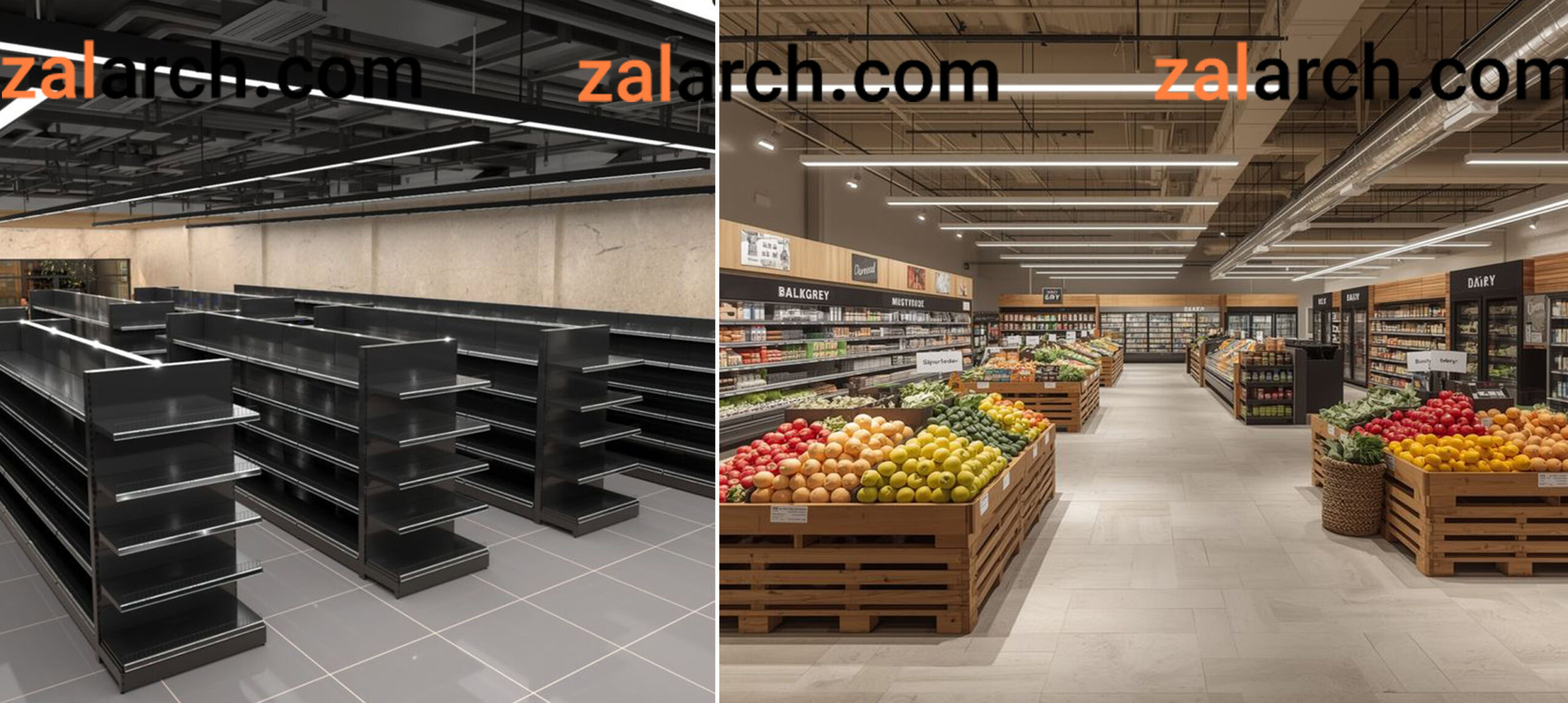 طراحی فروشگاه زنجیره‌ای