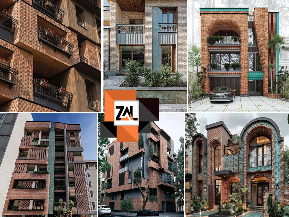 طراحی نمای سنتی و اصیل ایرانی