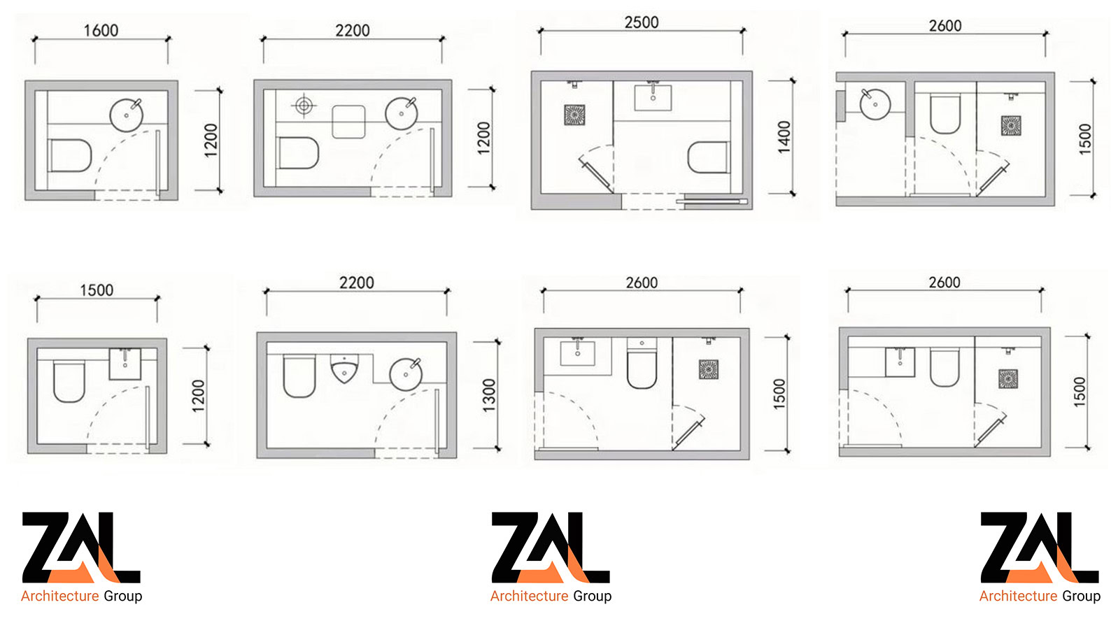 اندازه‌های سرویس بهداشتی