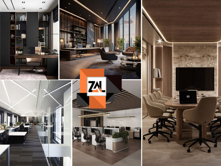 راهنمای طراحی دکوراسیون اداری و دفتر کار لوکس