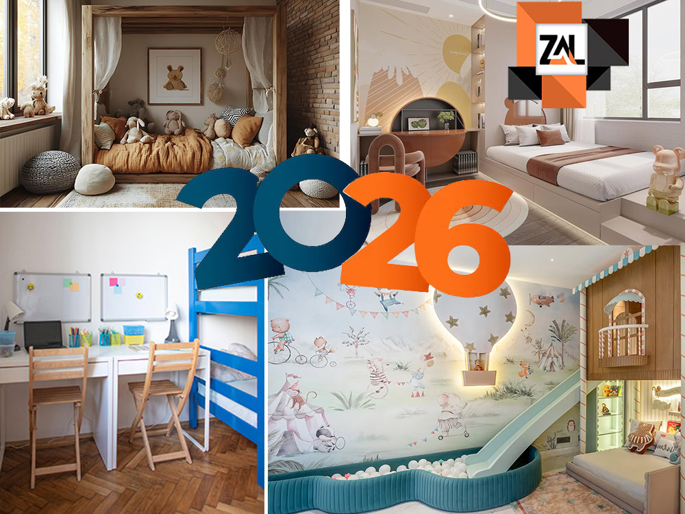 راهنمای کامل طراحی دکوراسیون داخلی اتاق کودک براساس ترندهای 2026