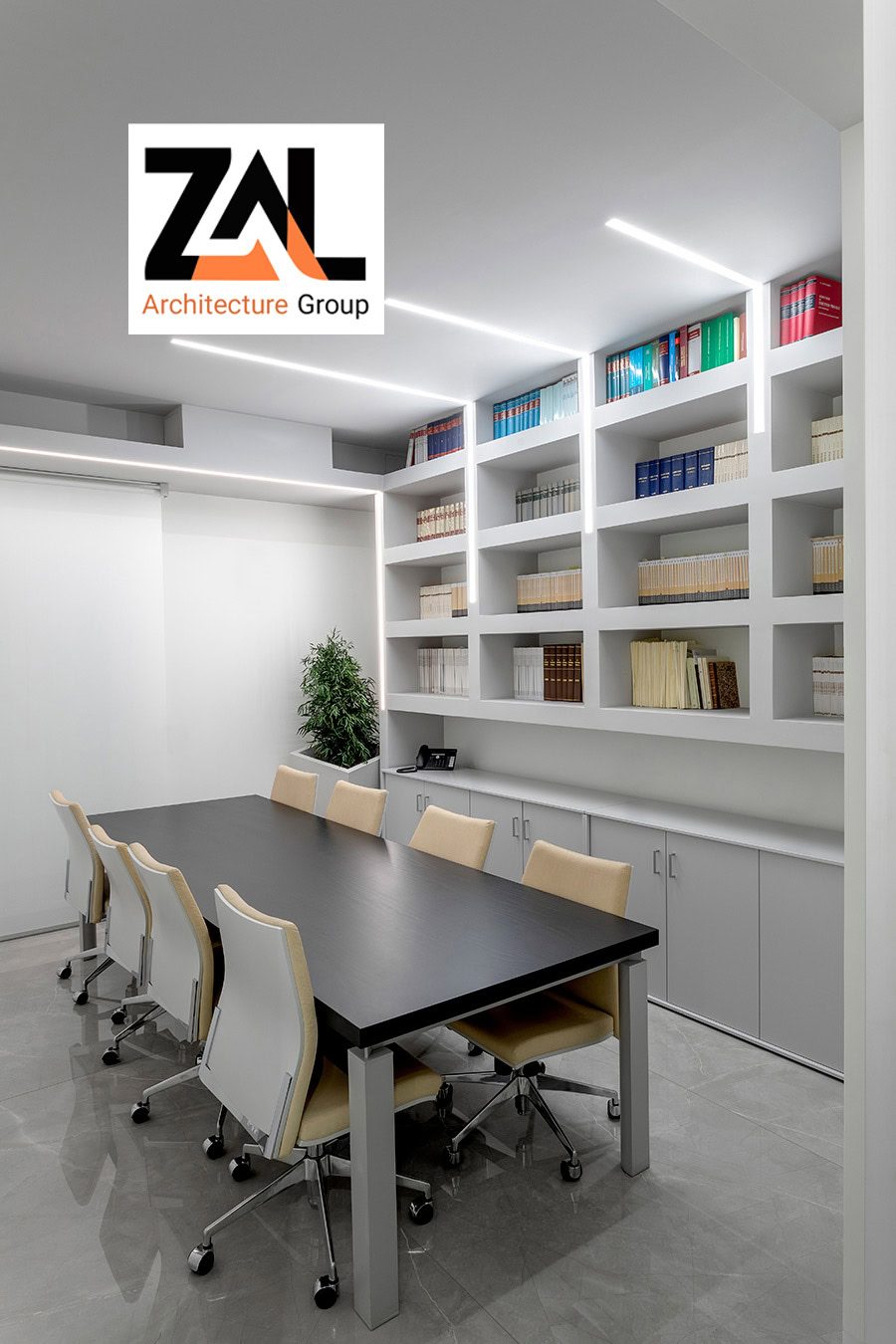 طراحی داخلی دفتر وکالت