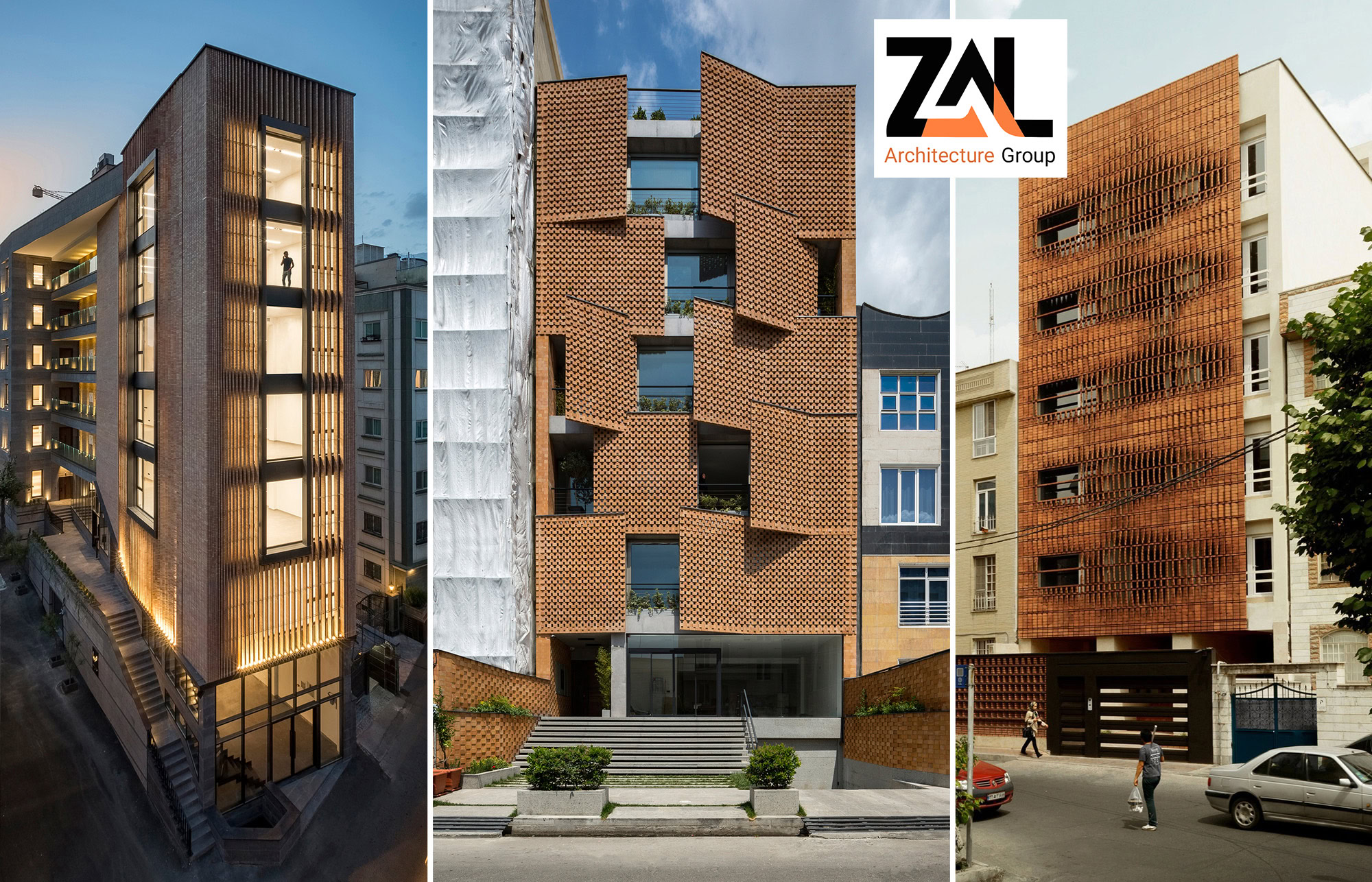 نمای آجری ساختمان