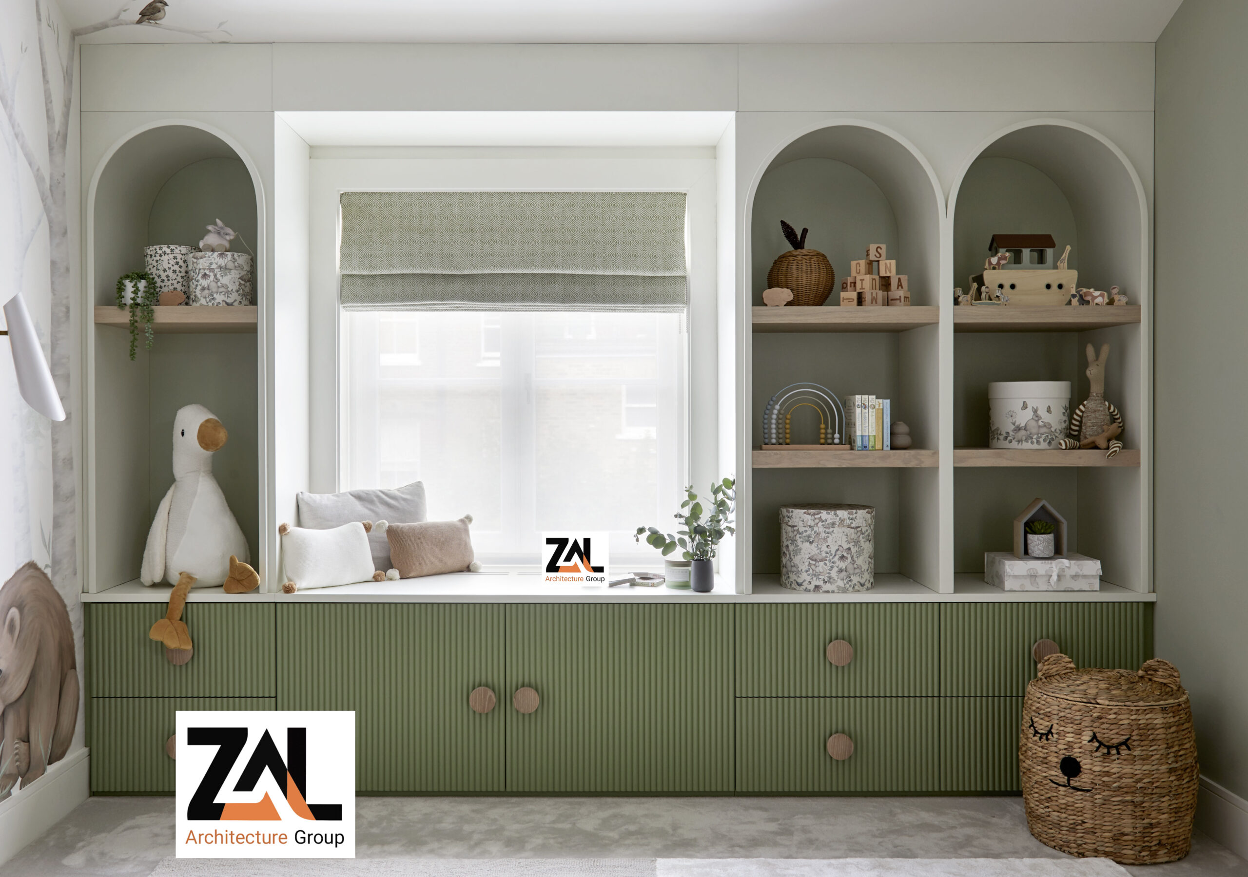 پالت رنگی آرام در دکوراسیون اتاق کودک 2026