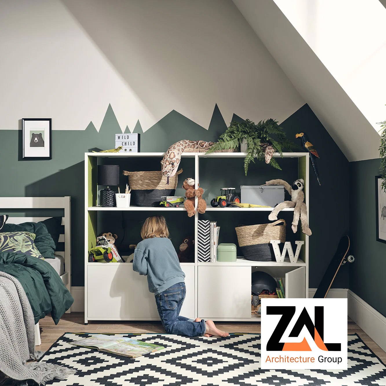 چیدمان هوشمند اتاق کودک کوچک