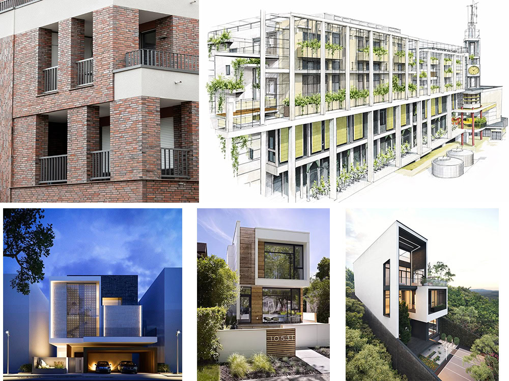 ۱۰ نکته طلایی برای طراحی و بازسازی نمای مسکونی مدرن