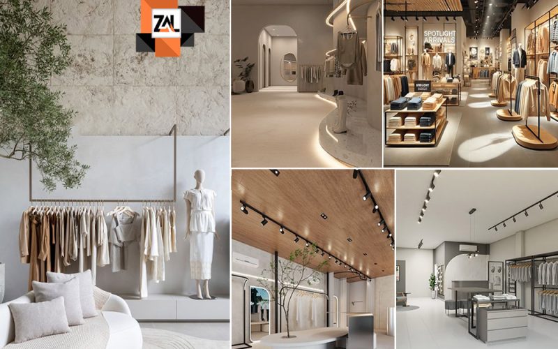 دکور بوتیک مردانه لاکچری