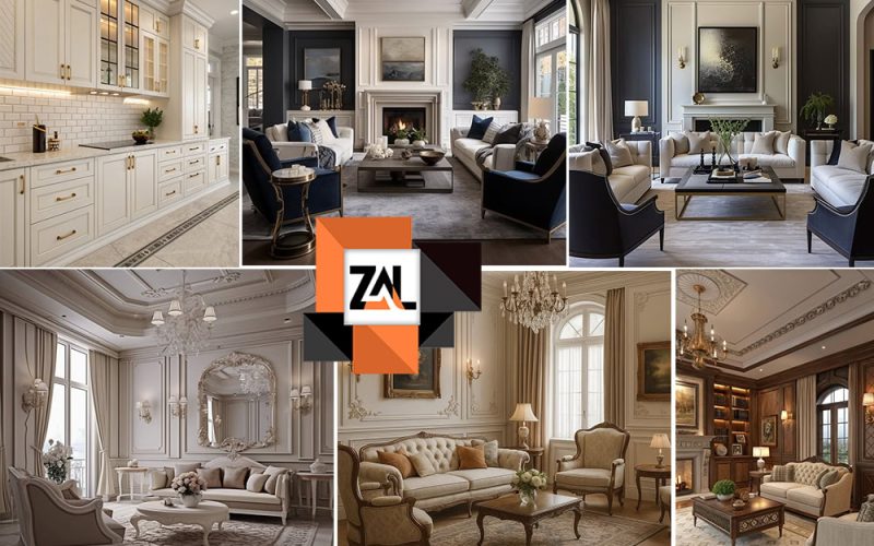 دکوراسیون سبک کلاسیک در منازل با متراژ زیاد چگونه است