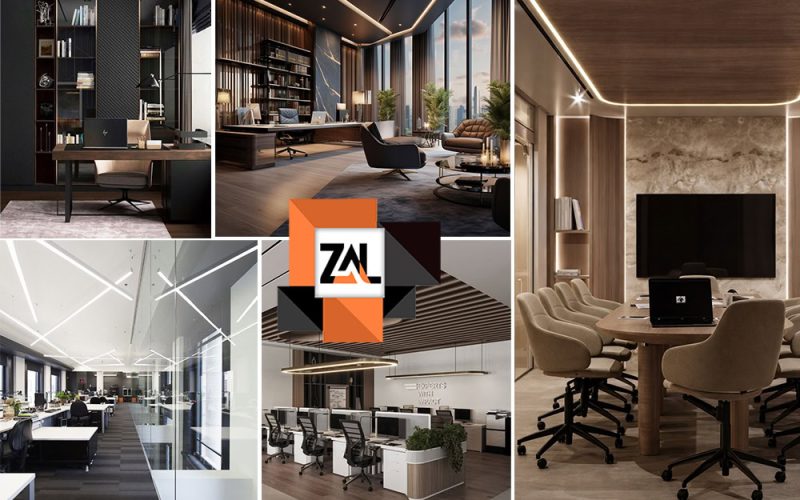 راهنمای طراحی دکوراسیون اداری و دفتر کار لوکس