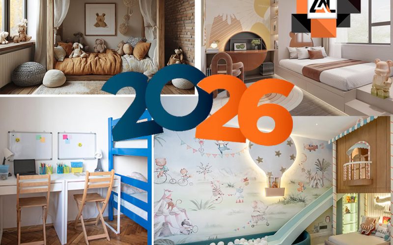 راهنمای کامل طراحی دکوراسیون داخلی اتاق کودک براساس ترندهای 2026