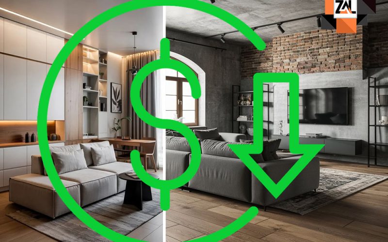 راهکار های کاهش قیمت طراحی و اجرا دکوراسیون منزل