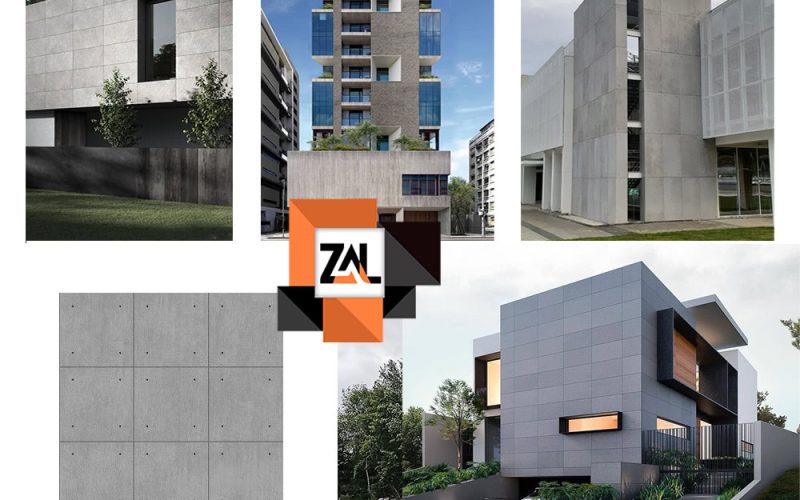 طراحی نما به کمک بتن اکسپوز