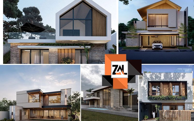 نمونه‌های نمای مدرن ویلاهای شمال